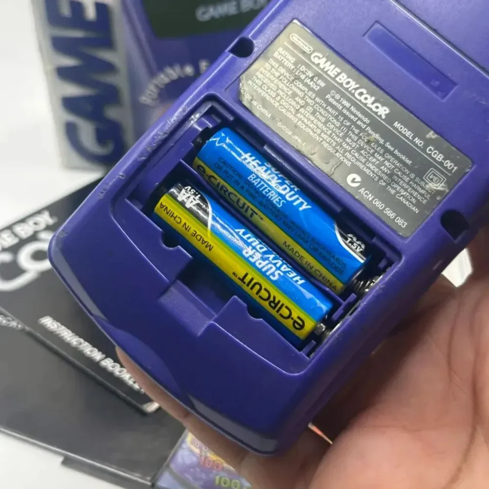 Nintendo Gameboy Color CGB-001 Grape Purple CIB